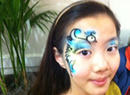 Airbrush Face Painting Bird
