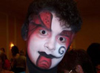 Airbrushed Face Painting Strange Face